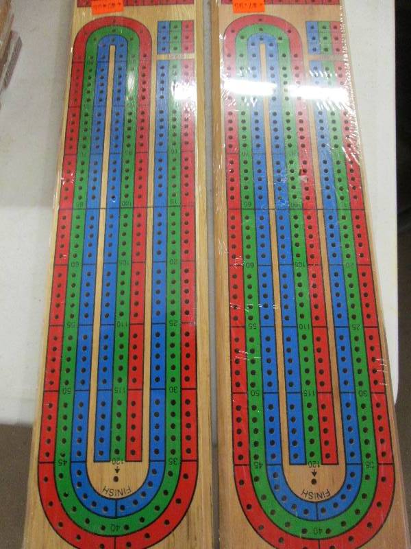 lot 171 image: 2 small  vintage unopened cribbage ...