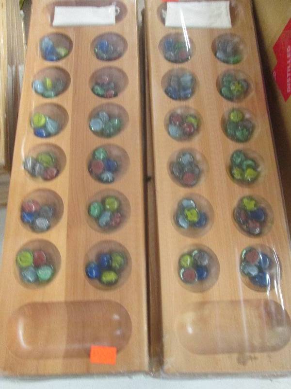 lot 186 image: 2  unopened mancala games ...