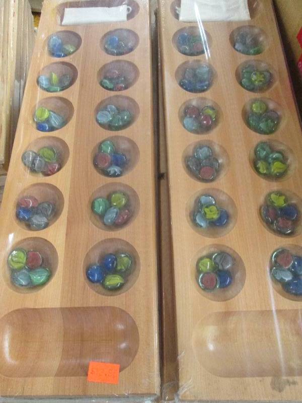 lot 188 image: 2  unopened mancala games ...