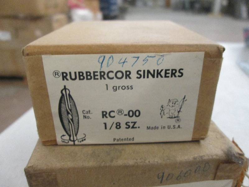lot 202 image: lot of rubber coated sinkers for fi...
