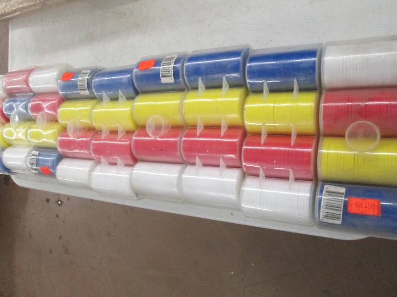 lot 208 image: 9 tubes of game pieces retail is $5...