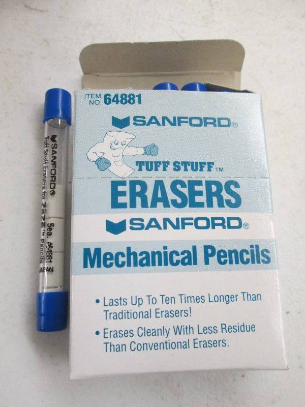 lot 227 image: 16 boxes of mechanical pencil earse...