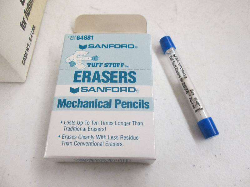 lot 228 image: 16 boxes of mechanical pencil earse...