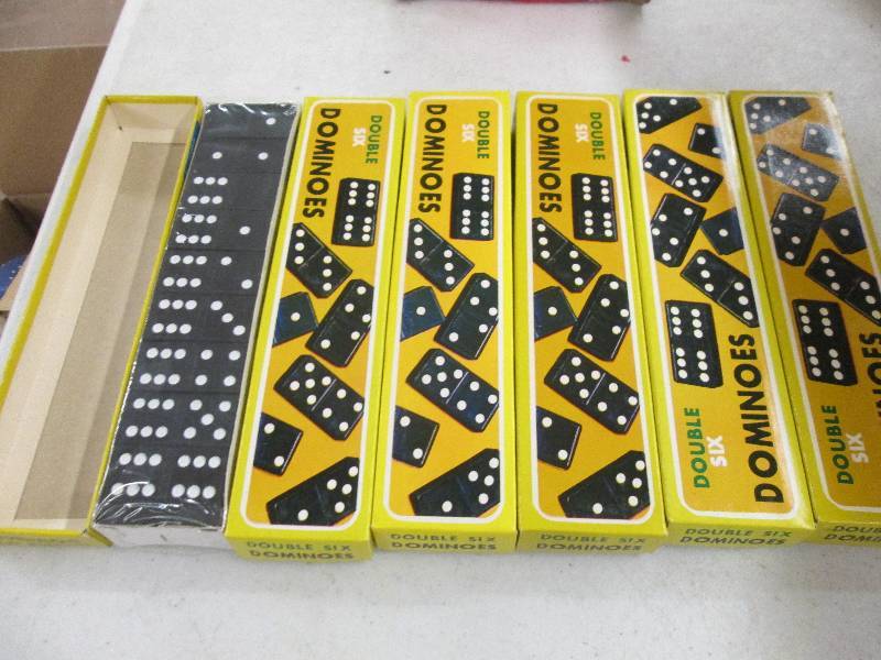 lot 246 image: 6 packages of double six dominoes n...