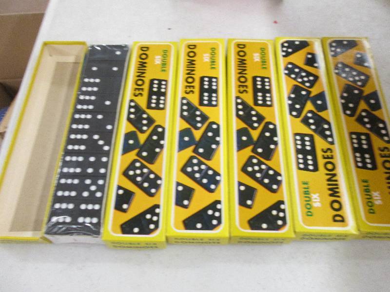 lot 248 image: 6 packages of double six dominoes n...