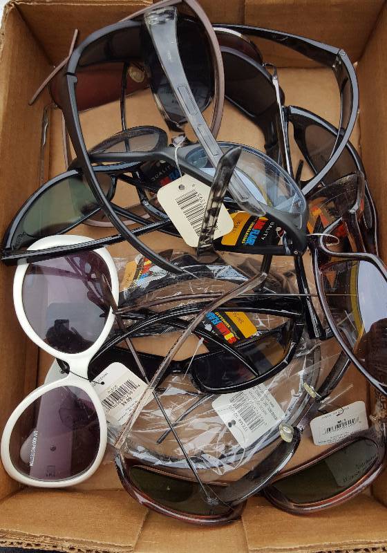 Large lot of unused sunglasses