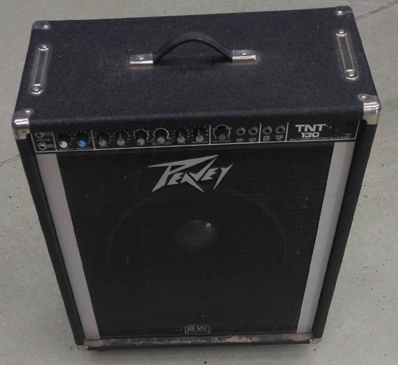 Peavey Bass Amp with cloth cover