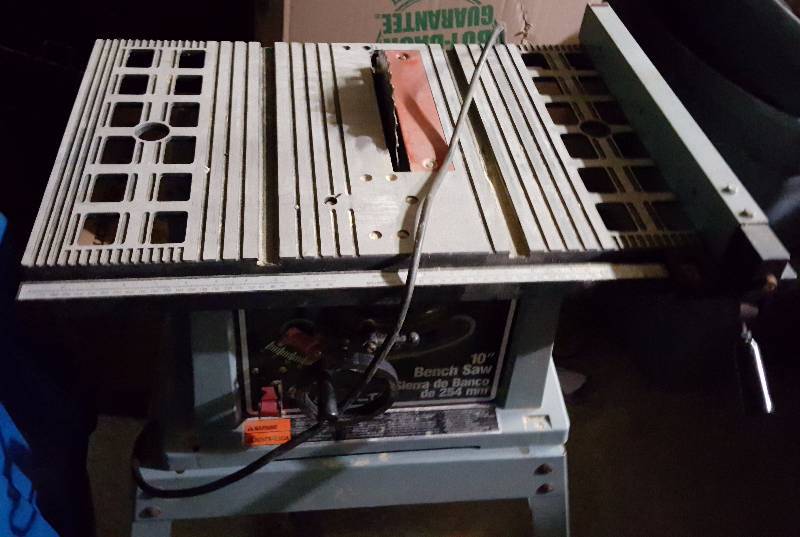 Table saw with stand