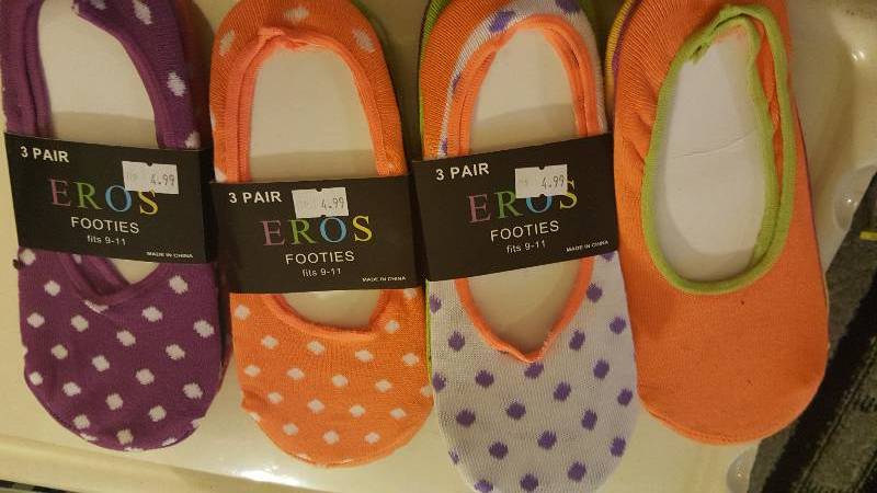 Womens lot of footies (socks)