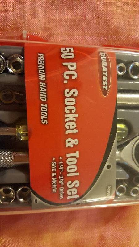 50 pc Socket & Tool Set - unused