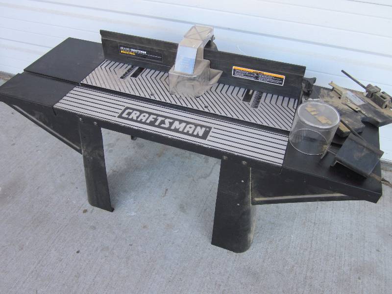 Craftsman Industrial Router Table November Outdoor & Tool Auction KBID