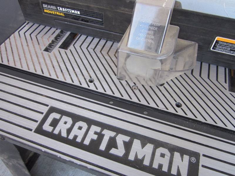 lot 21 image: Craftsman Industrial Router Table
