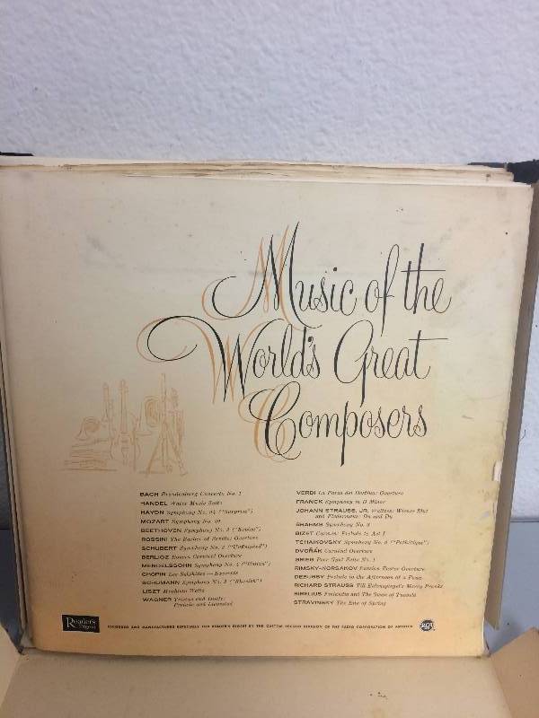 lot 67 image: Vintage Readers Digest LP