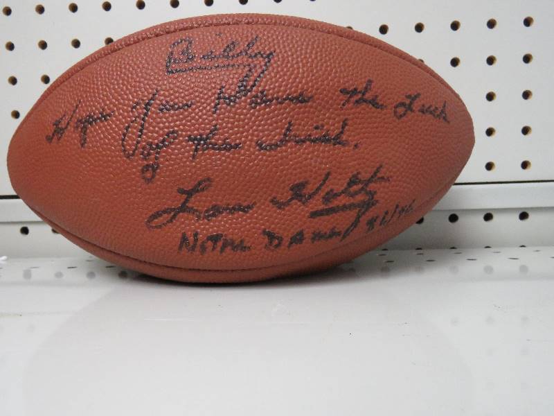 Notre Dame signed Football
