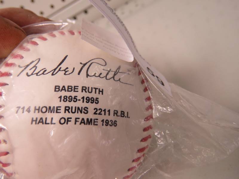 Babe Ruth Replica Signiture Baseball