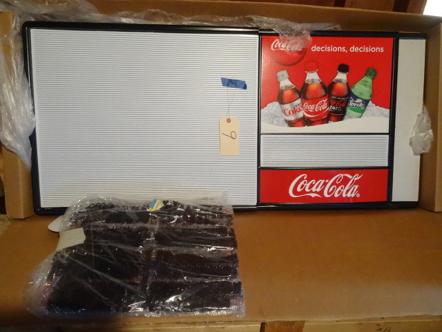Coca Cola Menu board