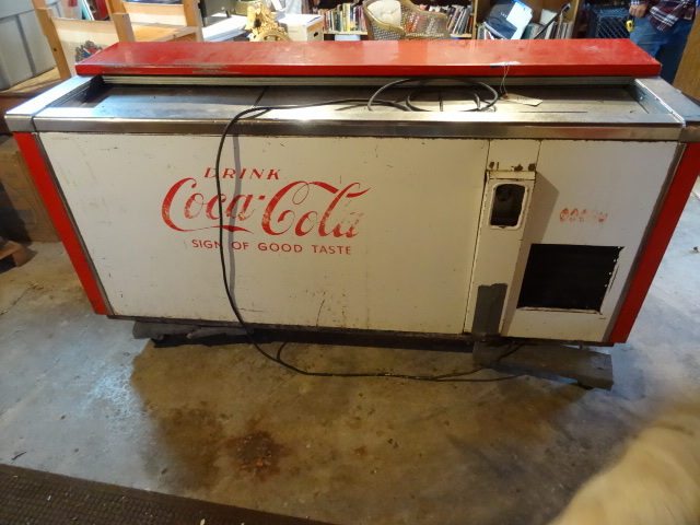 Coke cooler.