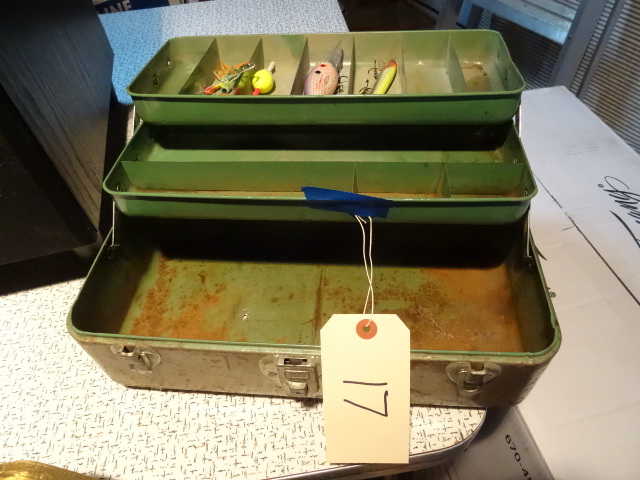 Vintage tackle box