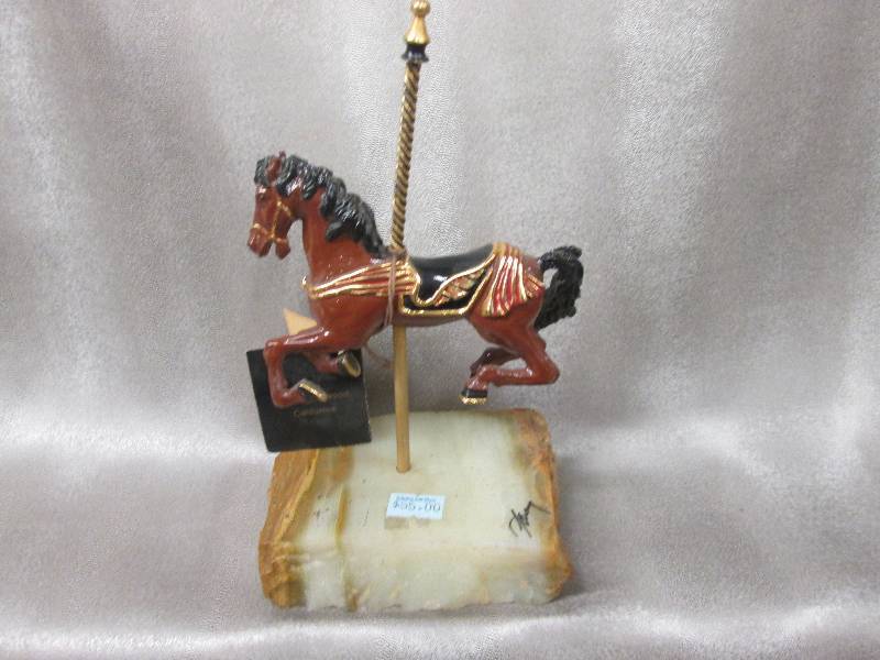 lot 2 image: Carousel Horse Dcor Piece Retail ...