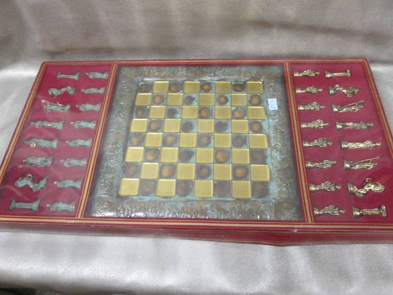 lot 3 image: Complete Detailed Chess Set Retail ...