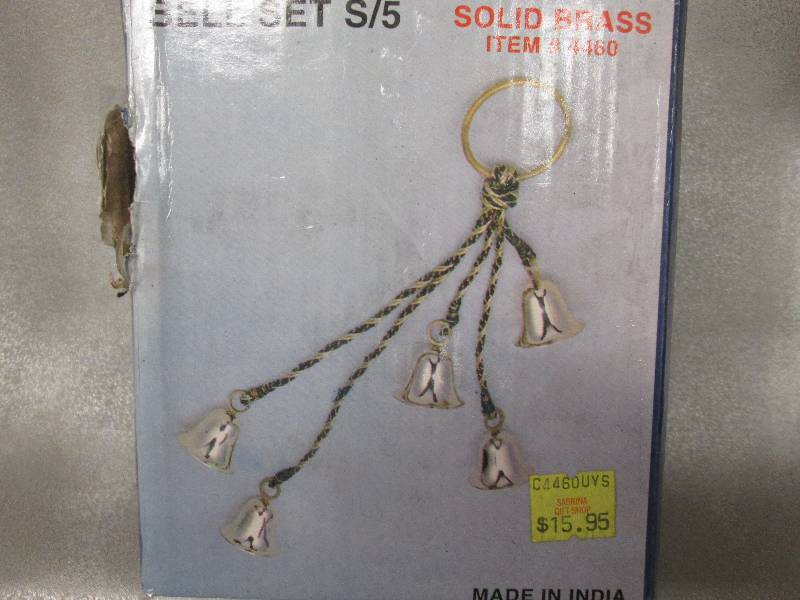 lot 38 image: Set of 5 Brass Bells ...