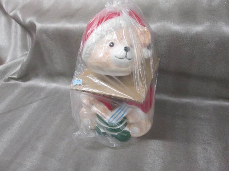 lot 73 image: Santa Bear Cookie Jar Retail $19.99...