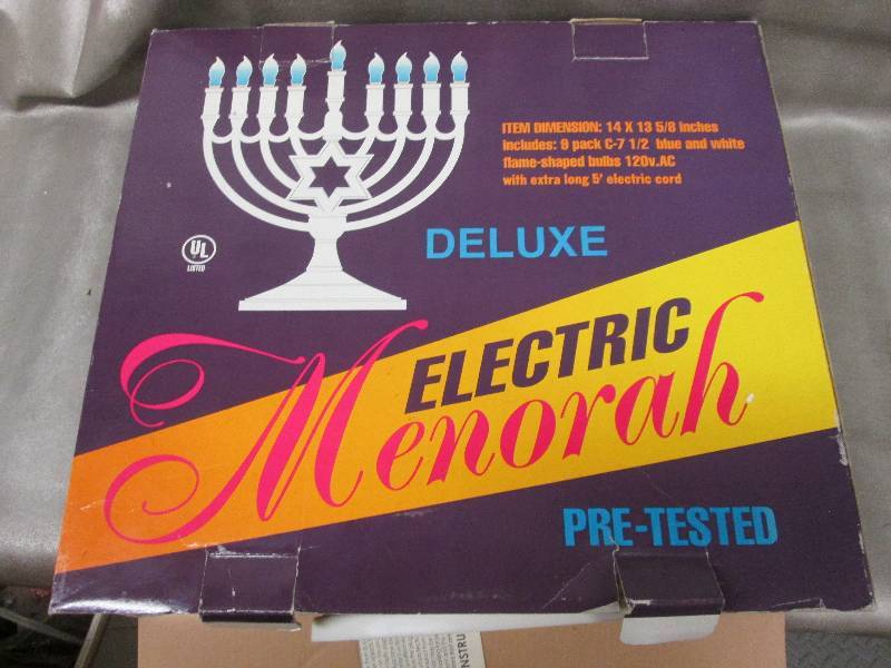 lot 82 image: Electric Menorah...