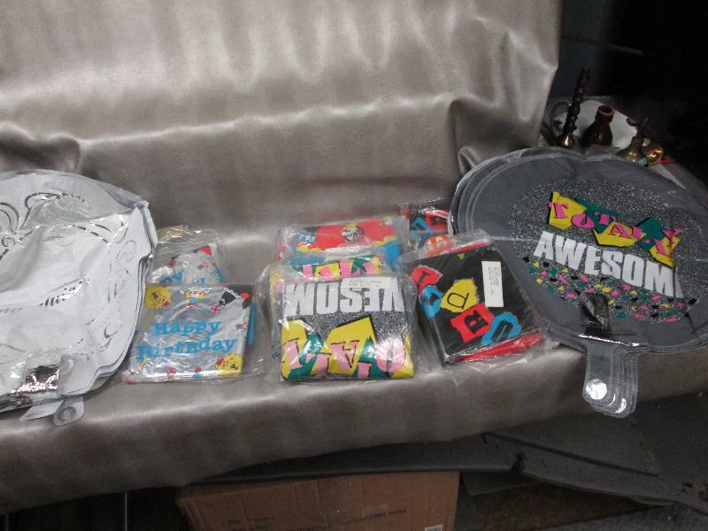 lot 121 image: Lot of 13pkgs Mylar Balloons 12pkg...