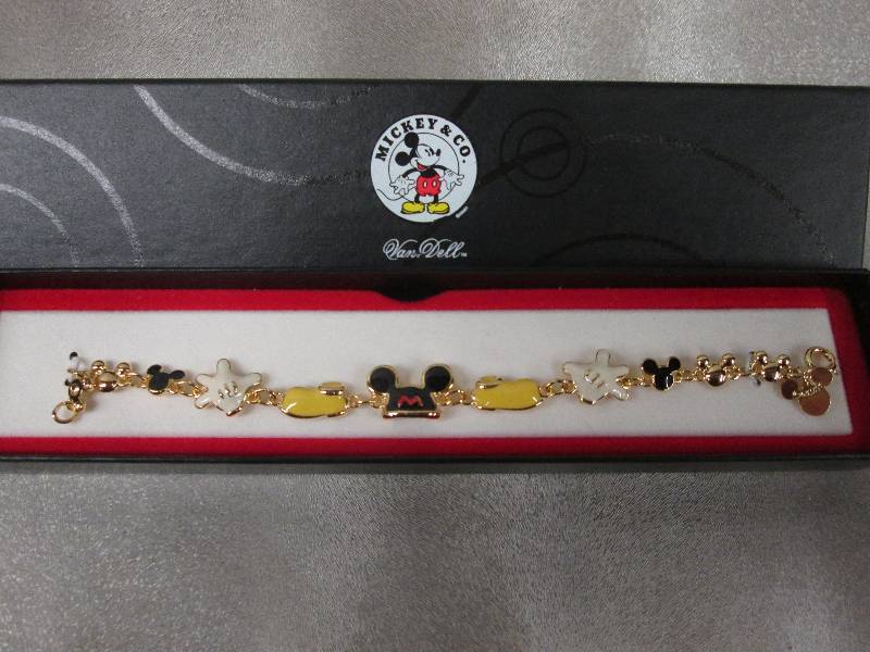 lot 145 image: Mickey Mouse Charm Bracelet...