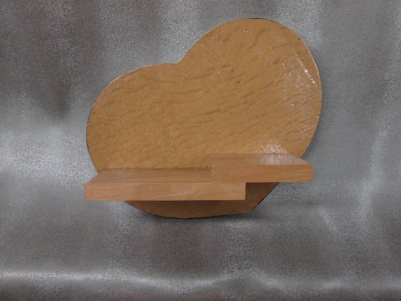 lot 178 image: Wooden Wall Shelves Set of 3...