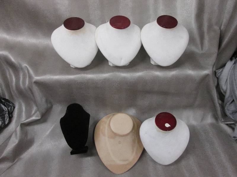 lot 202 image: Lot of 6 Necklace Displays...