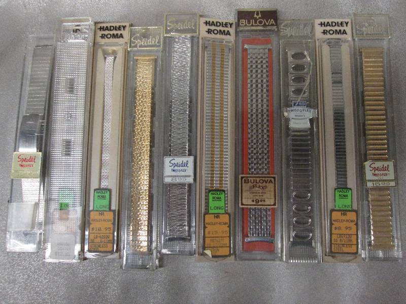 lot 210 image: Lot of 10 Assorted Boxed Watch Band...
