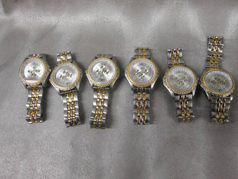 lot 229 image: Lot of 6 Metal Watches...
