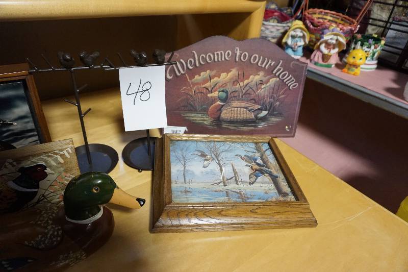 Lot of Assorted Duck & Pheasant Wall Decor