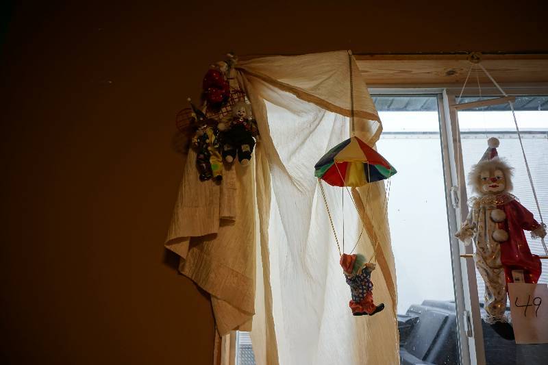 Lot of Assorted Clown Themed Decor