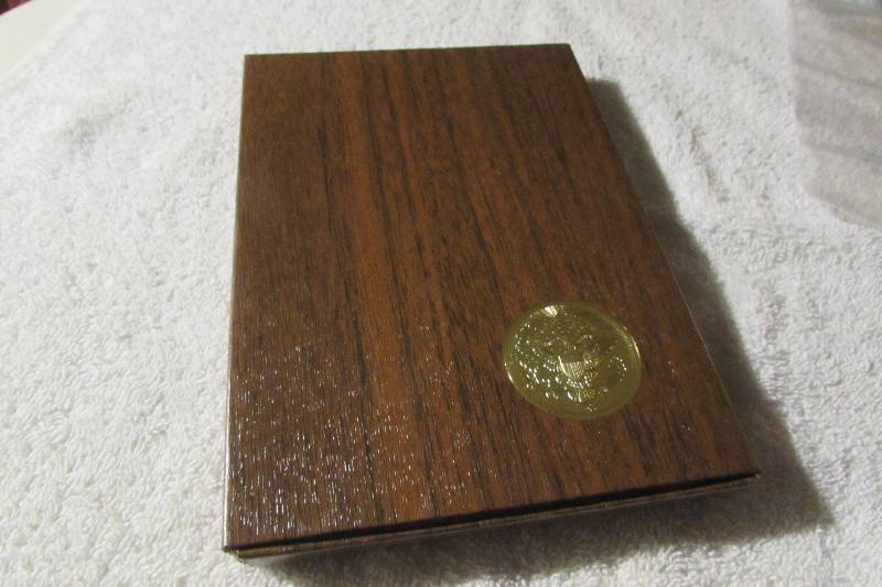 1971-S EISENHOWER DOLLAR PROOF IN BOX, 40% SILVER