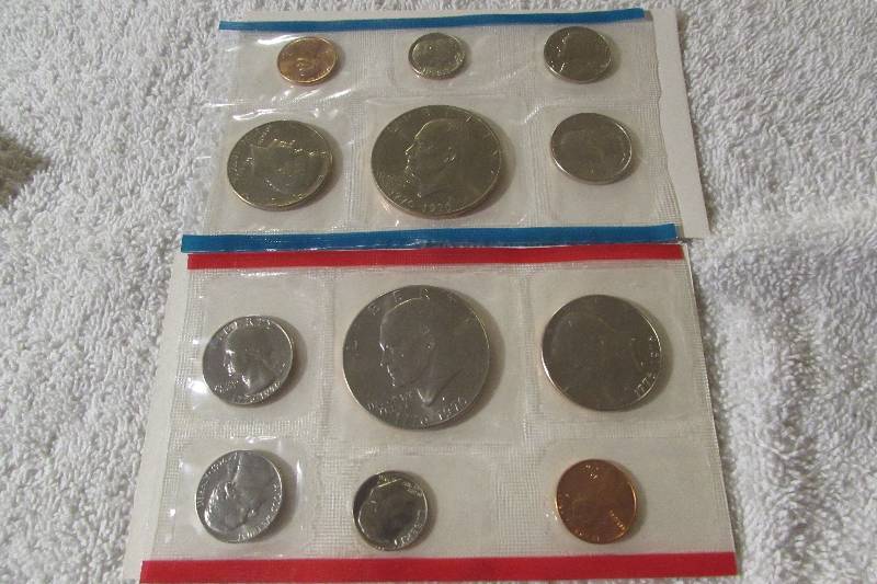 1976 US MINT UNCIRCULATED 12 COIN SET, P&D