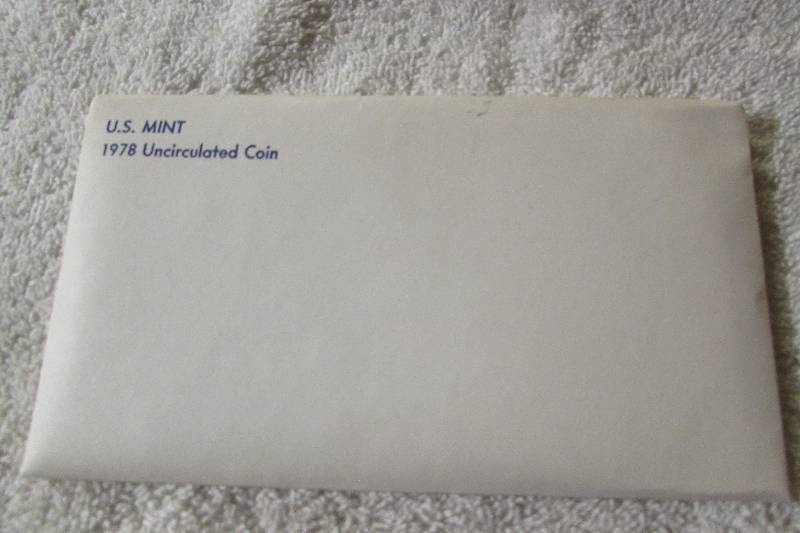 1978 US MINT UNCIRCULATED 12 COIN SET, P&D