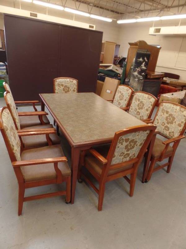 A Table & 8 Chairs