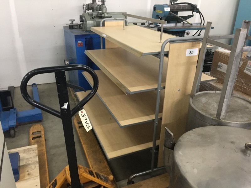 lot 89 image: Retail display rack