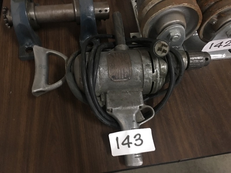 lot 143 image: Old hammer () drill