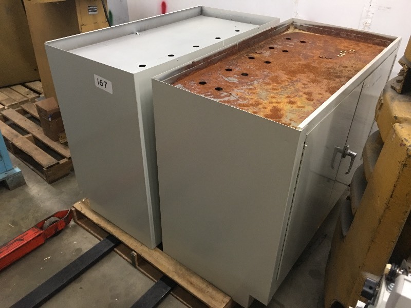 lot 167 image: 2 flammable safety storage cabinets