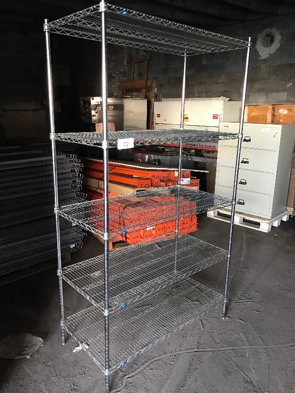 lot 72 image: Wire racking section