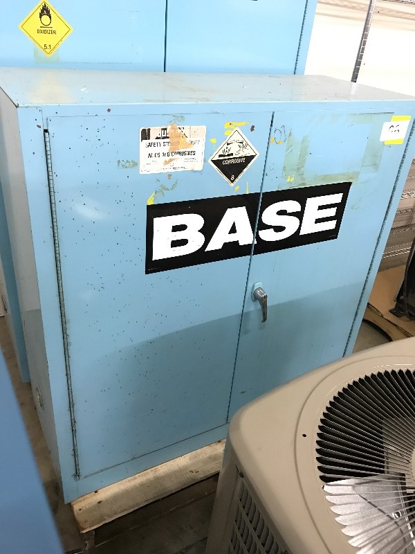 lot 98 image: Acid and corrosives cabinet