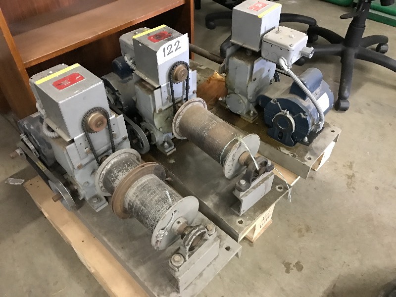 lot 122 image: 3 power curtain controllers