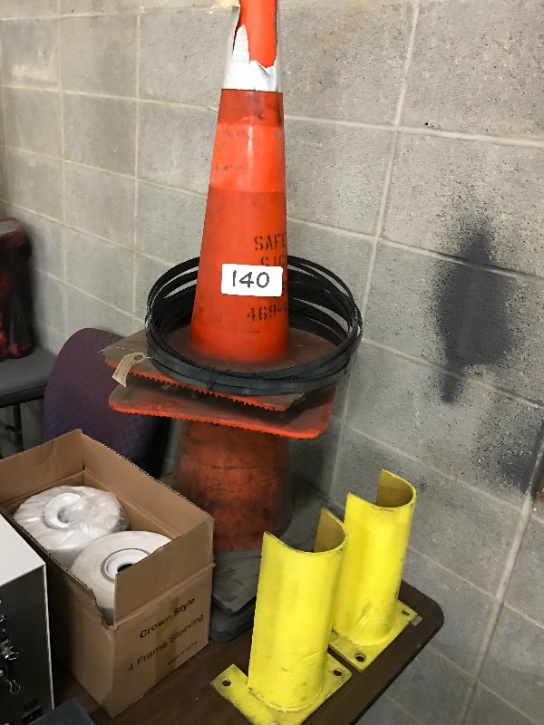 lot 140 image: Safety cones and corners