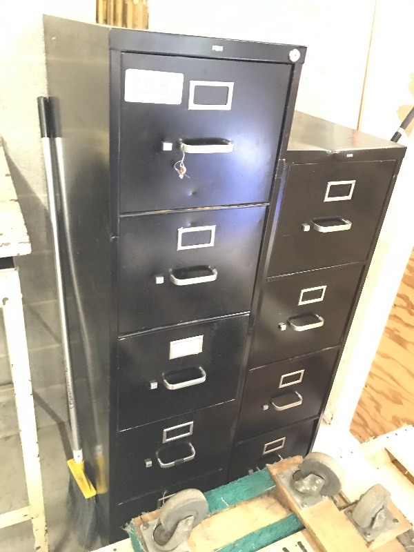 lot 158 image: 2 filing cabinets