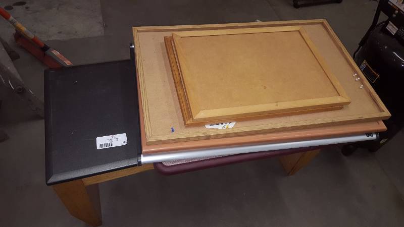 lot 109 image: Coffee Table and Bulletin Boards