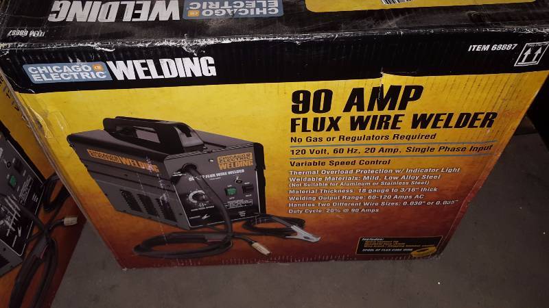 Chicago Electric 90 Amp Flux Wire Welder November Consignment KBID