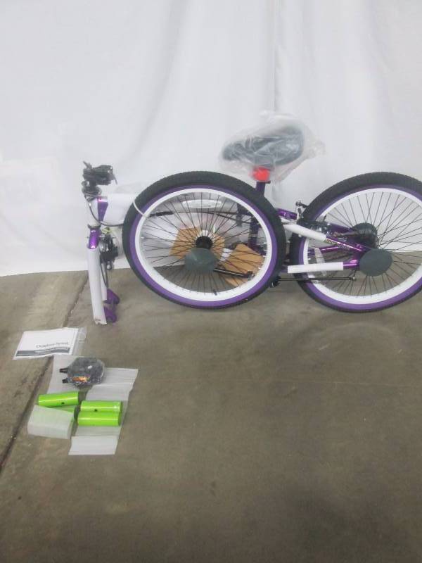lot 10 image: Outdoor Spirit Kids 20 BMX Freestyle Bike - Purple